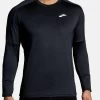 BROOKS Notch Thermal Long Sleeve 2.0 - Langarmshirt - Black