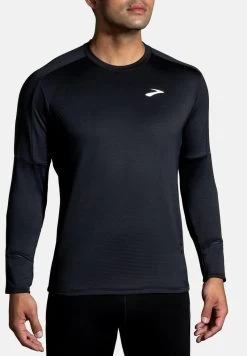 BROOKS Notch Thermal Long Sleeve 2.0 - Langarmshirt - Black