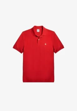 SLIM-FIT SHORT SLEEVES SUPIMA - Poloshirt - Red