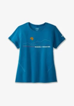 BROOKS DISTANCE SHORT SLEEVE 2.0 - T-Shirt Print - Ochre Run With Nature 11 BROOKS DISTANCE SHORT SLEEVE 2.0 - T-Shirt Print - Ochre Run With Nature -Brooks Geschäft 0d6dd2dc059a423a973b6aca88fa93e2