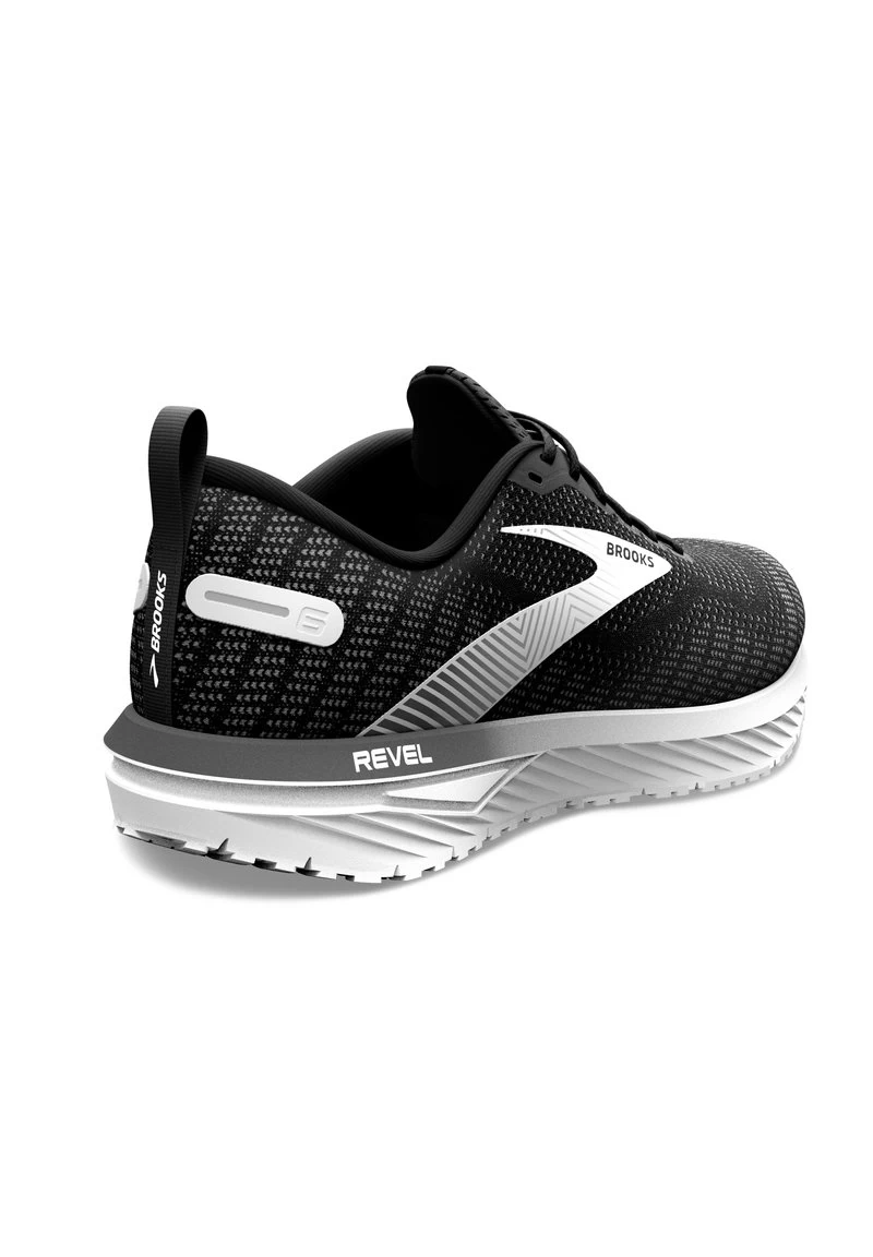 BROOKS REVEL 6 - Laufschuh Neutral - Black Blackened Pearl White 4 BROOKS REVEL 6 - Laufschuh Neutral - Black Blackened Pearl White – Bild 4