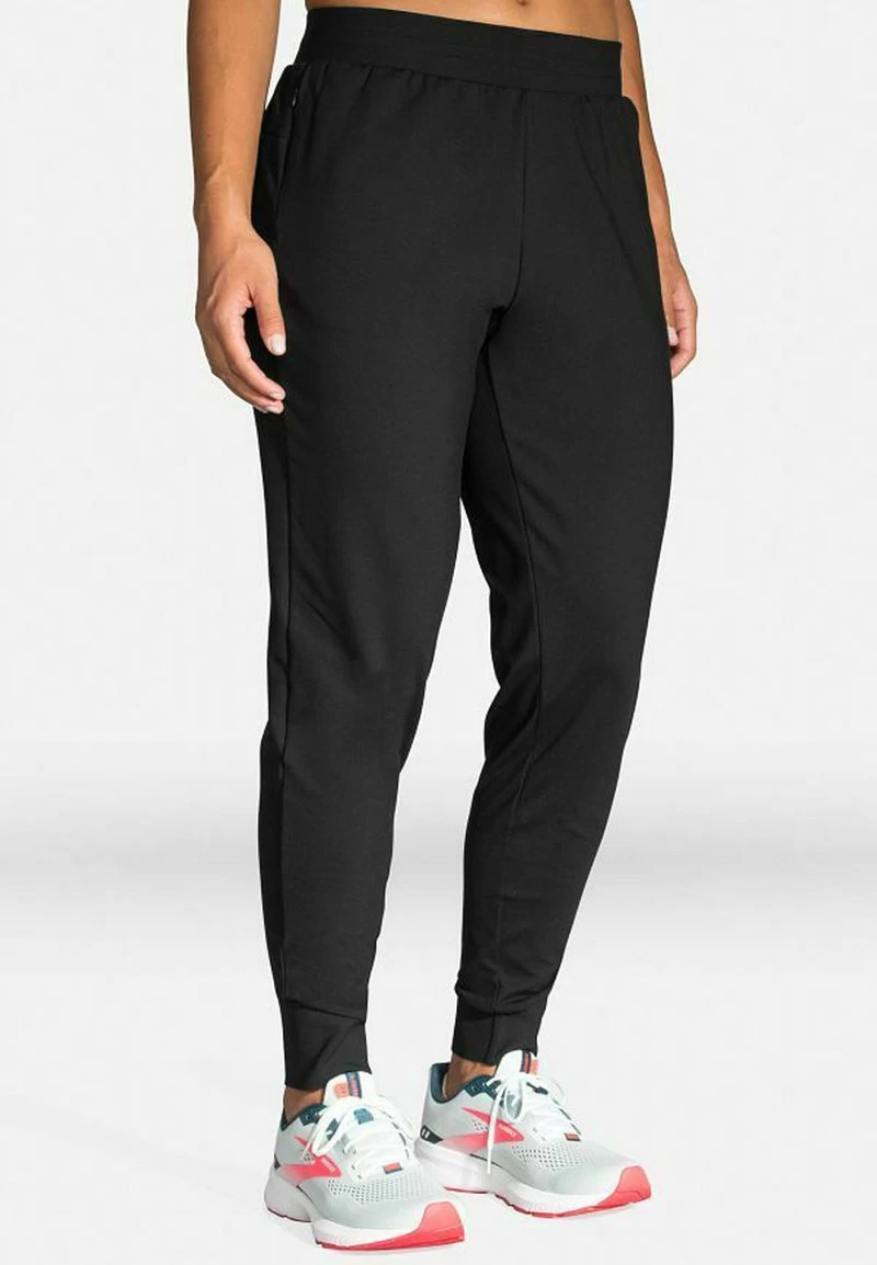 BROOKS MOMENTUM THERMAL PANT - Jogginghose - Black 2 BROOKS MOMENTUM THERMAL PANT - Jogginghose - Black – Bild 2