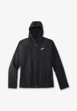 BROOKS CANOPY JACKET - Softshelljacke - Black -Brooks Geschäft 1a820eacd17e4d189c1ee2b752cd30f8