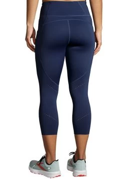 BROOKS METHOD 3/4 TIGHT - Tights - Navy -Brooks Geschäft 1f44a98cc1904de3ac413115d56dc819