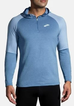 BROOKS THERMAL HOODIE 2.0 - Kapuzenpullover - Heather Dusk Dawn -Brooks Geschäft 2401a126b25847a388dfe0b9cf5d6177 1