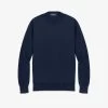 SUPIMA CREWNECK - Strickpullover - Navy