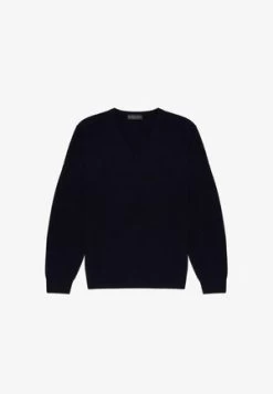 TURTLENECK - Strickpullover - Navy 9 TURTLENECK - Strickpullover - Navy -Brooks Geschäft 2677bc2bcacb4f0f9a0922046dad568f