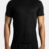 BROOKS DISTANCE SHORT SLEEVE - T-Shirt Basic - Black