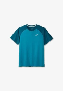 BROOKS ATMOSPHERE SHORT SLEEVE 2.0 - T-Shirt Basic - Spring Break Navy -Brooks Geschäft 2d96efeb132141ef87e9e2bb0d62867d 2