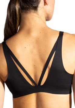 BROOKS Dare Strappy Run Bra - Sport-BH Mit Starker Stützkraft - Black -Brooks Geschäft 332bbf9a835345a0aedc01f91992a951