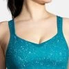 BROOKS DRIVE CONVERTIBLE RUN - Sport-BH Mit Starker Stützkraft - Lagoon Speckle Print