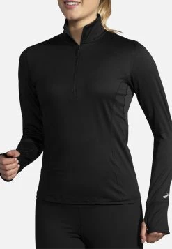 BROOKS DASH 1/2 ZIP - Trainingsjacke - Black -Brooks Geschäft 3fdcf3087e0245c785327de598fc11ca 1