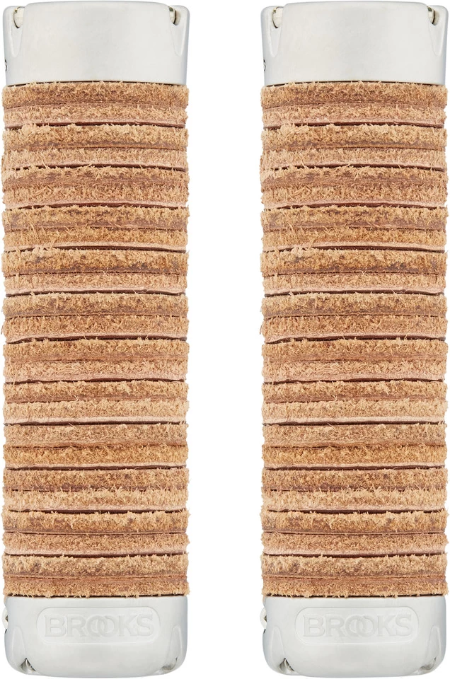 BROOKS Plump Leather Grips Lenkergriffe 3 BROOKS Plump Leather Grips Lenkergriffe – Bild 3