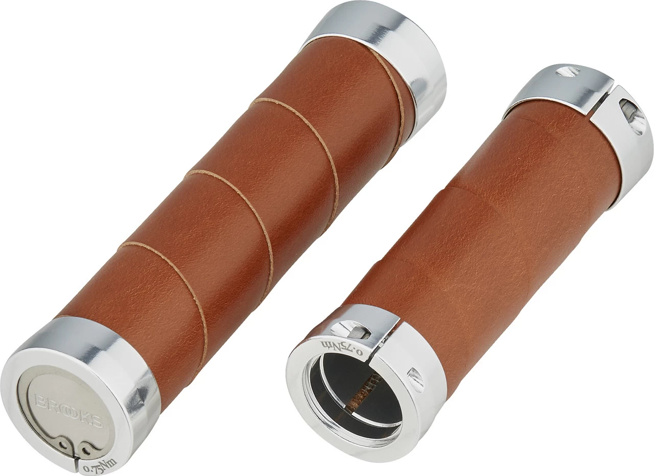 BROOKS Slender Leder Lenkergriffe Für Drehgriffschalter Einseitig 6 BROOKS Slender Leder Lenkergriffe Für Drehgriffschalter Einseitig – Bild 6