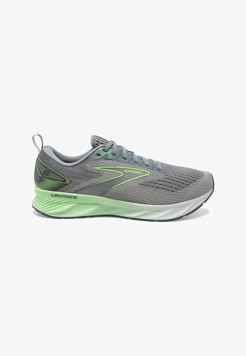 BROOKS LEVITATE 6 - Laufschuh Neutral - Primer Grey Neon Green 4 BROOKS LEVITATE 6 - Laufschuh Neutral - Primer Grey Neon Green – Bild 4
