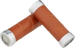 BROOKS Slender Leder Lenkergriffe Für Drehgriffschalter Beidseitig