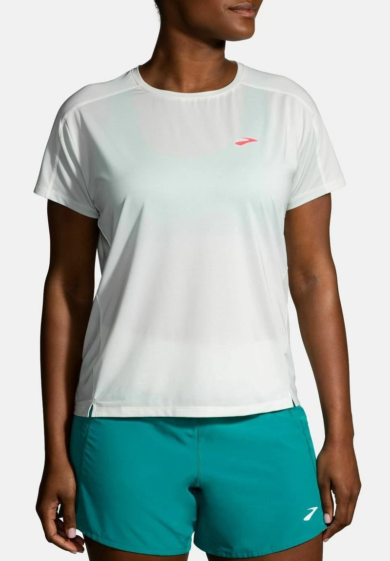 BROOKS SPRINT FREE SHORT SLEEVE 2.0 - T-Shirt Basic - Mint Mix 1 BROOKS SPRINT FREE SHORT SLEEVE 2.0 - T-Shirt Basic - Mint Mix