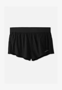 BROOKS Sherpa 3" Split Short - Shorts - Black -Brooks Geschäft 4c59662a1d9a4629a9105e830618369f