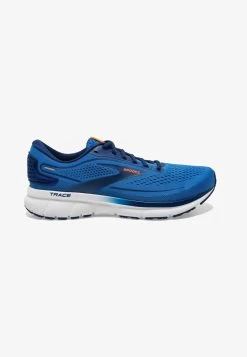 BROOKS TRACE 2 - Laufschuh Neutral - Palace Blue Blue Depths Orange