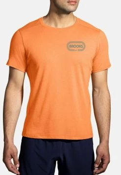 BROOKS DISTANCE SHORT SLEEVE 2.0 - T-Shirt Print - Live Wire Miles Of Fun -Brooks Geschäft 50bc7688dd9d4eea8a9db48dc21cd560 1