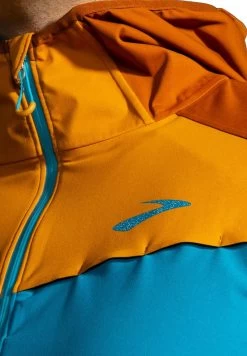 BROOKS HIGH POINT WATERPROOF JACKET - Regenjacke / Wasserabweisende Jacke - Pacific Hazelwood Ochre 8 BROOKS HIGH POINT WATERPROOF JACKET - Regenjacke / Wasserabweisende Jacke - Pacific Hazelwood Ochre -Brooks Geschäft 57b82eda67744a60b1c8b40f0e8f4285