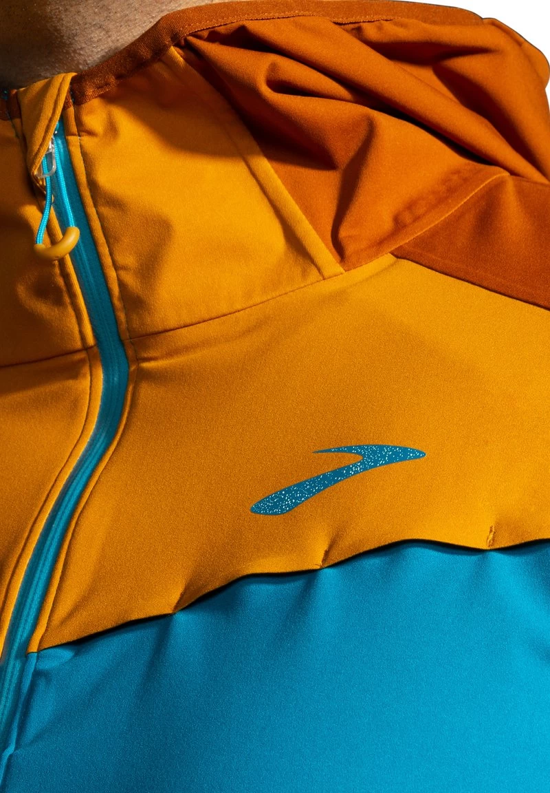BROOKS HIGH POINT WATERPROOF JACKET - Regenjacke / Wasserabweisende Jacke - Pacific Hazelwood Ochre 3 BROOKS HIGH POINT WATERPROOF JACKET - Regenjacke / Wasserabweisende Jacke - Pacific Hazelwood Ochre – Bild 3