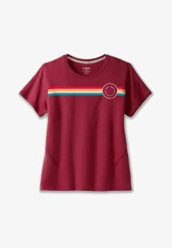 BROOKS DISTANCE SHORT SLEEVE 2.0 - T-Shirt Print - Htr Lagoon -Brooks Geschäft 63305125ed004df1a471681dd3c73e9a 3