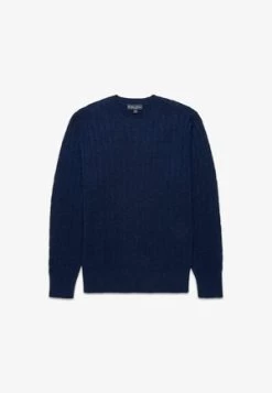 ROLLNECK - Strickpullover - Blue -Brooks Geschäft 6382d7c5902345d8b399a2b1d5d3a0dc