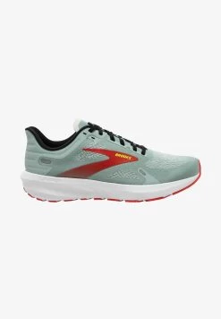 BROOKS LAUNCH 9 - Laufschuh Neutral - Blue Surf Black Cherry Tomato