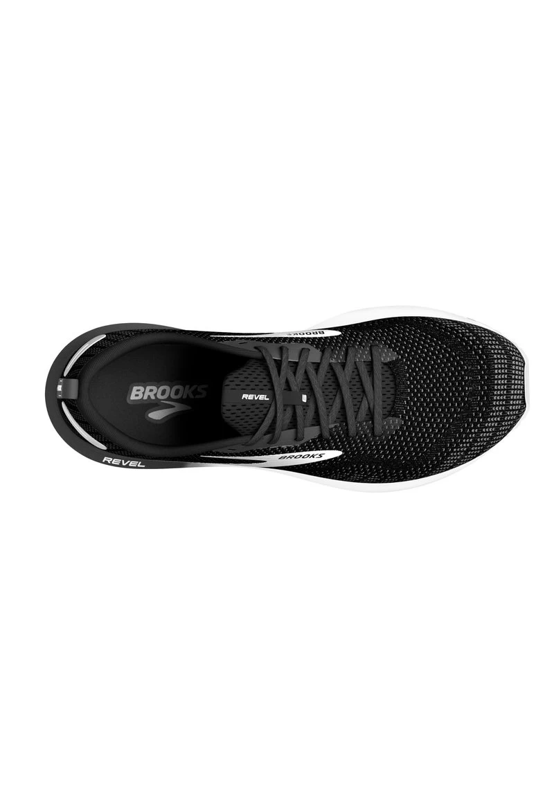BROOKS REVEL 6 - Laufschuh Neutral - Black Blackened Pearl White 3 BROOKS REVEL 6 - Laufschuh Neutral - Black Blackened Pearl White – Bild 3