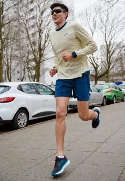 BROOKS RUN WITHIN CREW - Langarmshirt - Honeydew Indigo Rush -Brooks Geschäft 6dfe85123d934d31989a50e02b2bec86