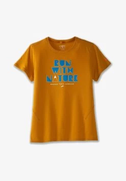 BROOKS DISTANCE SHORT SLEEVE 2.0 - T-Shirt Print - Htr Lagoon -Brooks Geschäft 70d44d12fd35419b988f15909dddad86 3