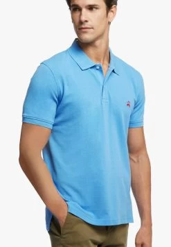 SHORT SLEEVES SUPIMA - Poloshirt - Intense Light Blue -Brooks Geschäft 84307c0c228c493cb8068c977c15f677 1