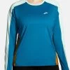 BROOKS SPRINT FREE LONG SLEEVE 2.0 - Langarmshirt - Pacific Lightest Sky/ochre
