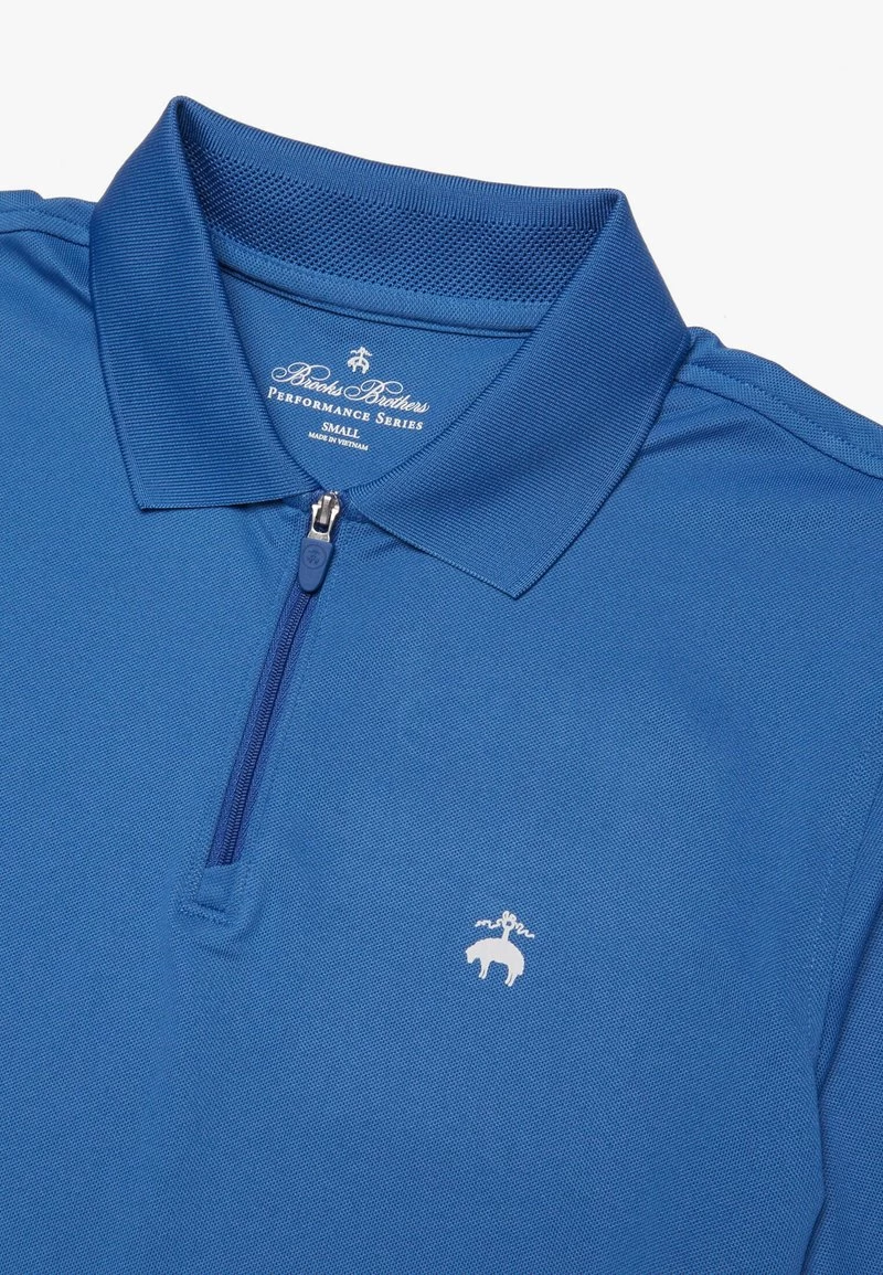 PERFORMANCE ZIP - Poloshirt - Blue 2 PERFORMANCE ZIP - Poloshirt - Blue – Bild 2