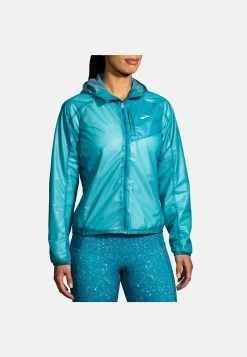 BROOKS ALL ALTITUDE JACKET - Softshelljacke - Lagoon -Brooks Geschäft 8afb3d68535649deb32ae3b029ec1b87 1
