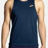 BROOKS ATMOSPHERE SINGLET 2.0 - Top - Navy Spring Break