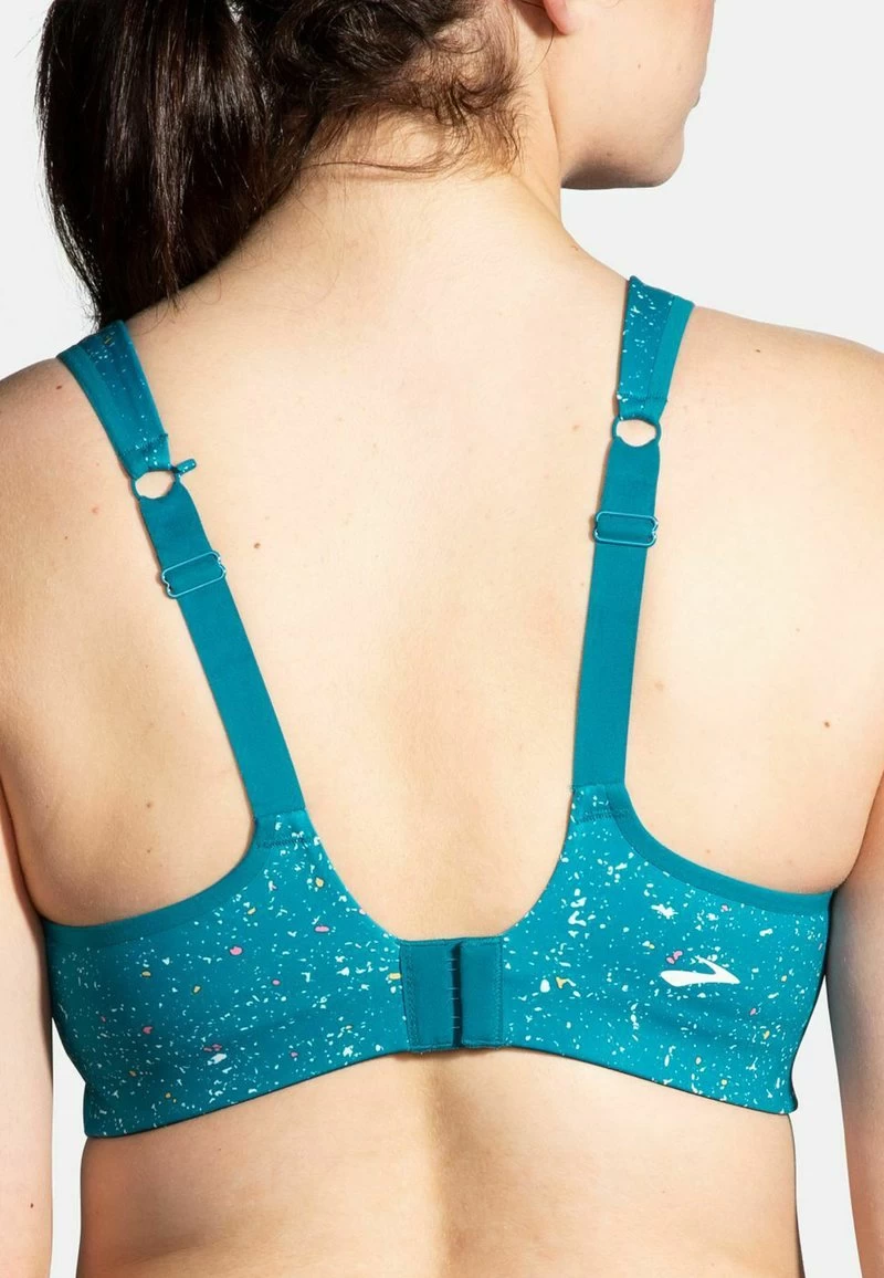 BROOKS DRIVE CONVERTIBLE RUN - Sport-BH Mit Starker Stützkraft - Lagoon Speckle Print 2 BROOKS DRIVE CONVERTIBLE RUN - Sport-BH Mit Starker Stützkraft - Lagoon Speckle Print – Bild 2