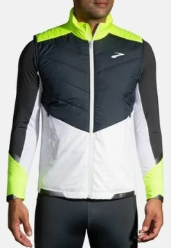 BROOKS SHIELD HYBRID VEST 2.0 - Weste - Black -Brooks Geschäft 9fc0377192164ddc99d7c11b6adde822