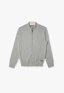 Strickjacke - Mid Grey -Brooks Geschäft ac13002fdb43454c8e919056c638d3df