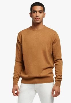 CREW-NECK - Strickpullover - Camel -Brooks Geschäft b122def0f6ad4e5786cfdf910529a84b 1