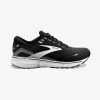 BROOKS GHOST 15 - Laufschuh Neutral - Black Blackened Pearl White
