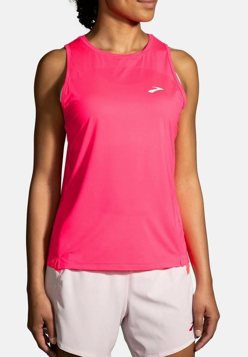 BROOKS SPRINT FREE TANK 2.0 - Top - Hyper Pink 1 BROOKS SPRINT FREE TANK 2.0 - Top - Hyper Pink