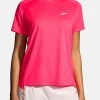 BROOKS SPRINT FREE SHORT SLEEVE 2.0 - T-Shirt Basic - Hyper Pink