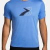BROOKS DISTANCE GRAPHIC SHORT SLEEVE - T-Shirt Print - Vivid Blue Flying B