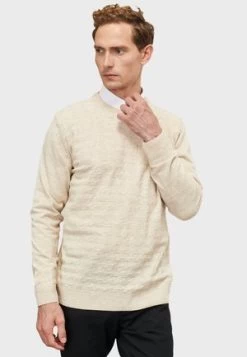 CREW-NECK - Strickpullover - Camel -Brooks Geschäft c6bb3be0583c49e3badccb488aa3140a