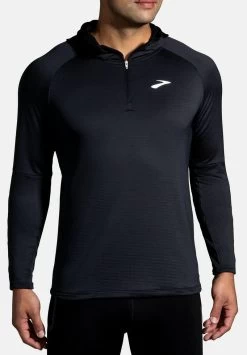 BROOKS THERMAL HOODIE 2.0 - Kapuzenpullover - Black -Brooks Geschäft cca8b0f515a84783b7a0a6f6b745c8d4 1