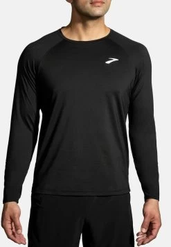 BROOKS ATMOSPHERE LONG SLEEVE 2.0 - Langarmshirt - Black -Brooks Geschäft cda0d5b1b4e54786a791d1a9814f2291 1