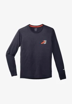 DISTANCE GRAPHIC LONG SLEEVE - Langarmshirt - Concrete Brooks Heritage 8 DISTANCE GRAPHIC LONG SLEEVE - Langarmshirt - Concrete Brooks Heritage -Brooks Geschäft d0c5b27de83e4ef9be0f3733b09797a7