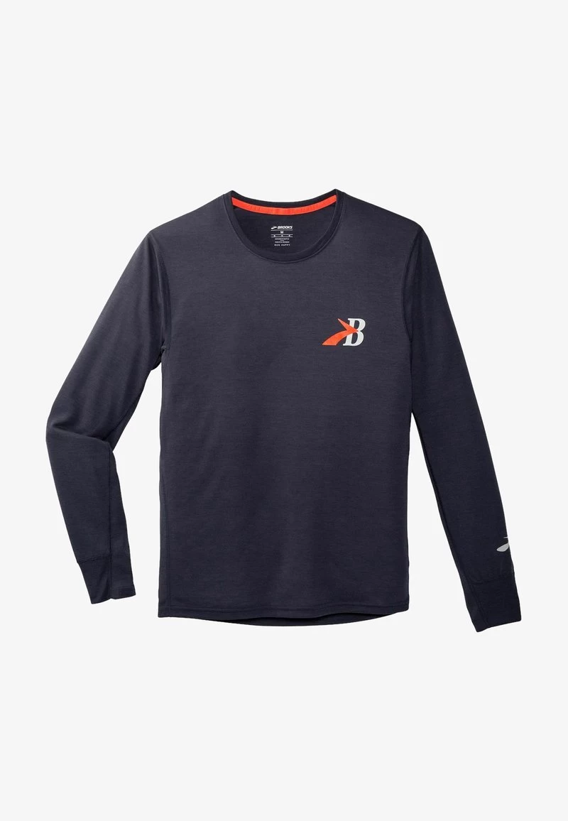 DISTANCE GRAPHIC LONG SLEEVE - Langarmshirt - Concrete Brooks Heritage 3 DISTANCE GRAPHIC LONG SLEEVE - Langarmshirt - Concrete Brooks Heritage – Bild 3